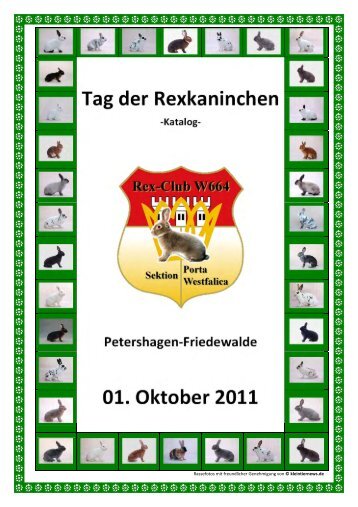 Der Katalog 2011 - Kaninchen