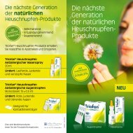 Die nÃ¤chste Generation der natÃ¼rlichen Heuschnupfen- Produkte