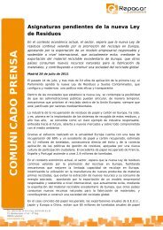 COMUNICADO PRENSA - Repacar