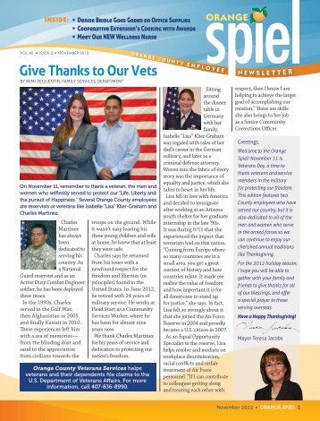 Give Thanks to Our Vets - OrangeCountyFl.net