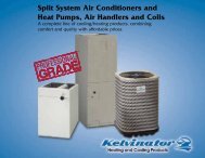 Split System Air Conditioners and Heat Pumps, Air ... - Nordyne