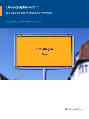 Ausführlicher Demographiebericht - CDU Stadtverband Drolshagen