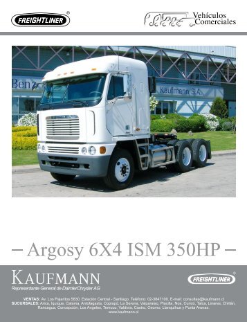 Argosy 6X4 ISM 350HP - Kaufmann