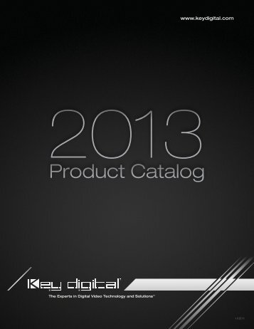 NEW - Fall 2013 Product Catalog - Key Digital