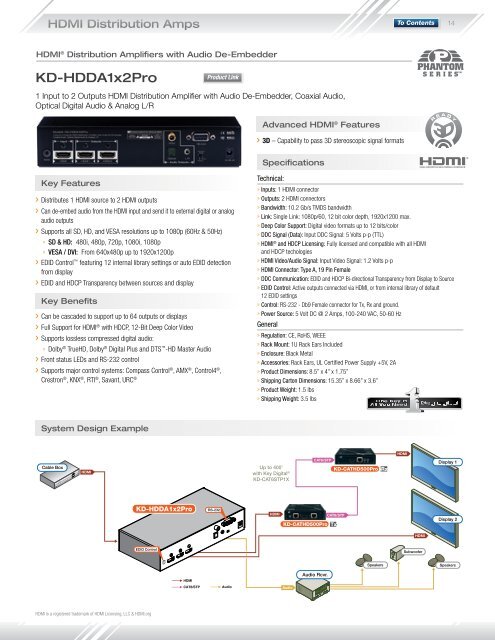 NEW - Fall 2013 Product Catalog - Key Digital