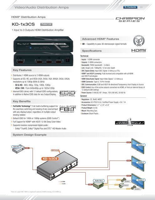 NEW - Fall 2013 Product Catalog - Key Digital