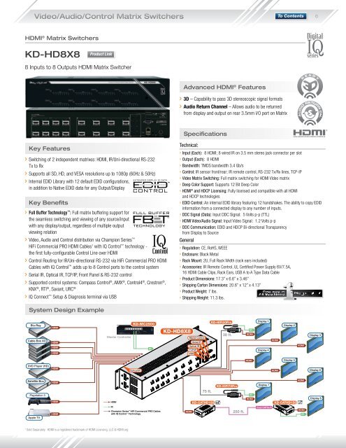 NEW - Fall 2013 Product Catalog - Key Digital