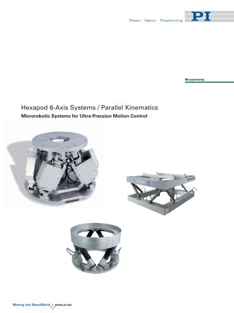 Hexapod 6-Axis Systems / Parallel Kinematics - PZT & Piezo ...