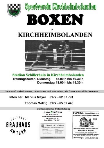 Trainer - SV 1910 Kirchheimbolanden e. V.