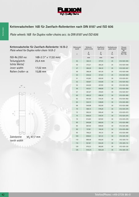 Download FLEXON KettenrÃ¤der + ZubehÃ¶r