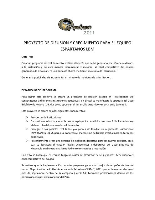 Carta De Patrocinio Ejemplo