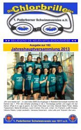 Chlorbrille 2013 - 1. Paderborner Schwimmverein