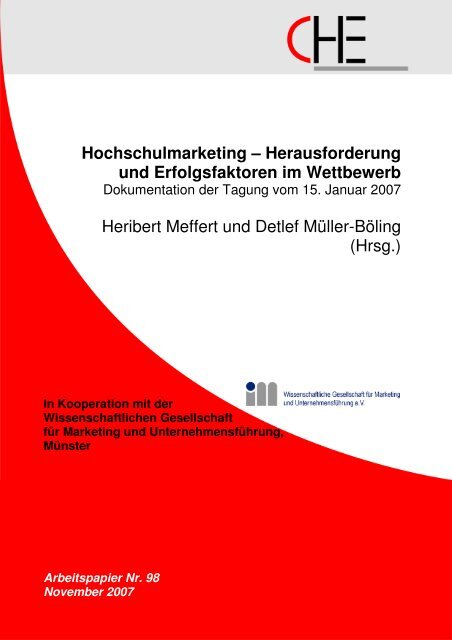 Hochschulmarketing - Centrum für Hochschulentwicklung