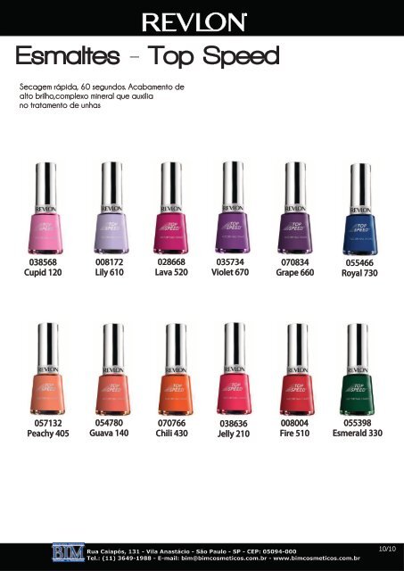 Lamina - REvlon - Abril 2012