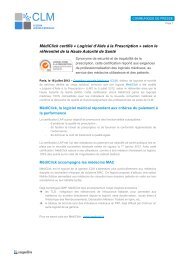 Médiclick certifié « Logiciel d'Aide à la Prescription - Cegedim