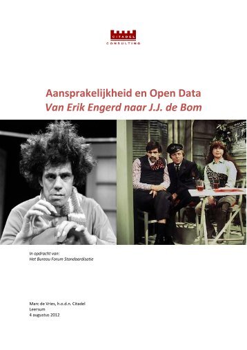 Aansprakelijkheid en Open Data Van Erik Engerd naar J.J. ... - Logius