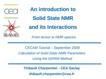 An introduction to Solid State NMR and its Interactions