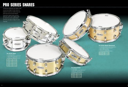 2005 Mapex Drums Catalog