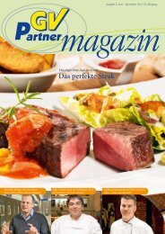 GV-Partner Magazin 2/2013 als pdf - CHEFS CULINAR