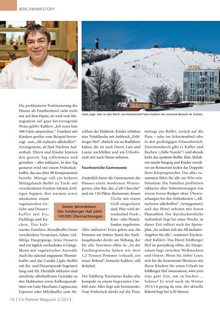 GV-Partner Magazin 2/2013 als pdf - CHEFS CULINAR