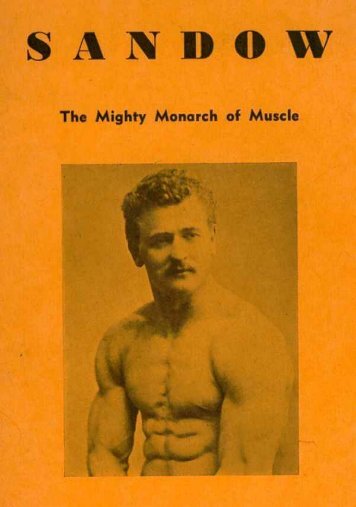 SANDOW - Eugen Sandow & The Golden Age of Iron Men