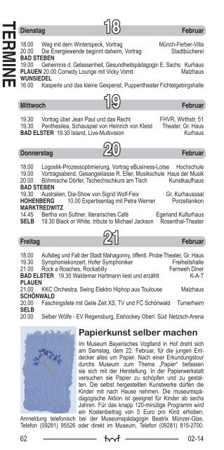 HP 02/2014 - Hof Programm