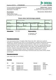 Ocena stanu technicznego pojazdu - Pekao Leasing