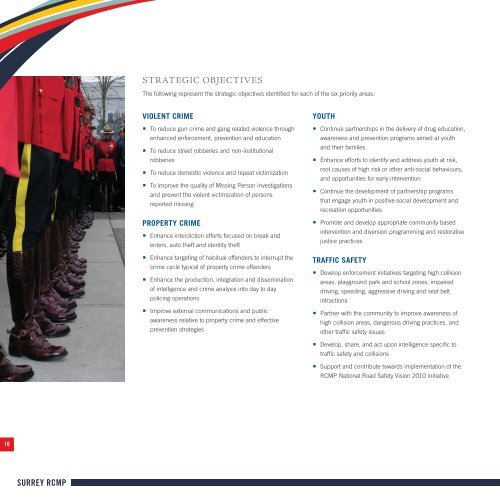 Surrey RCMP 2010 Annual Report - City of Surrey