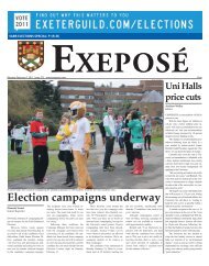 Election campaigns underway - ExeposÃ© - University of Exeter
