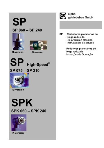 SP SPK - WITTENSTEIN alpha