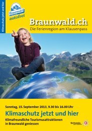 Flyer Klimaschutz jetzt und hier - MyClimate