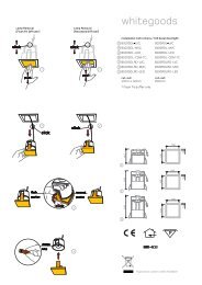 whitegoods 100 Plaster-in Installation Instructions A3.qxd