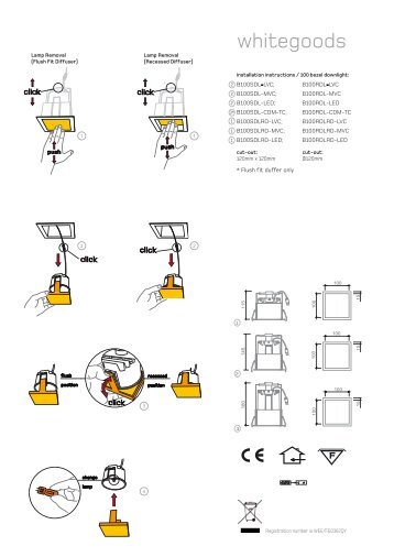 whitegoods 100 Plaster-in Installation Instructions A3.qxd