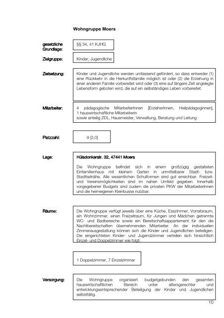 Leistungsbeschreibung (Stand: Januar 2012) - Caritasverband ...