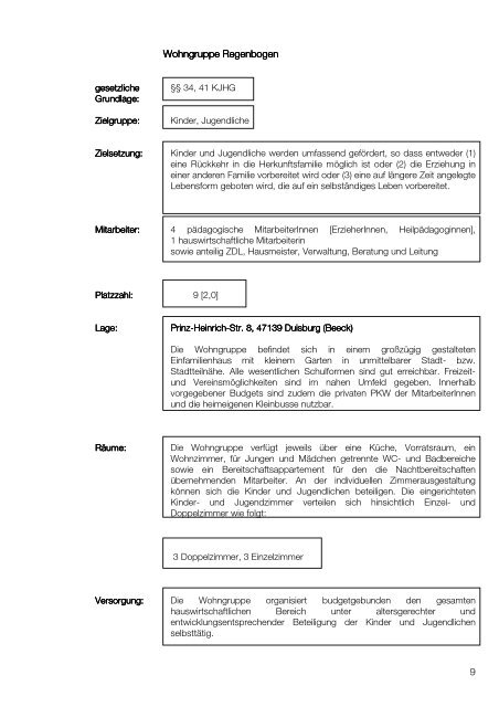 Leistungsbeschreibung (Stand: Januar 2012) - Caritasverband ...