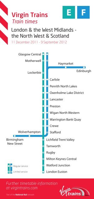 Train times - Virgin Trains