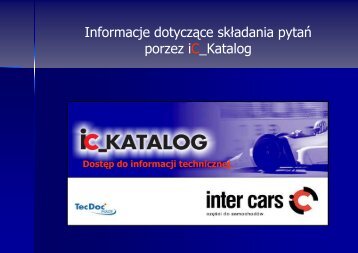 instrukcja - Inter Cars SA