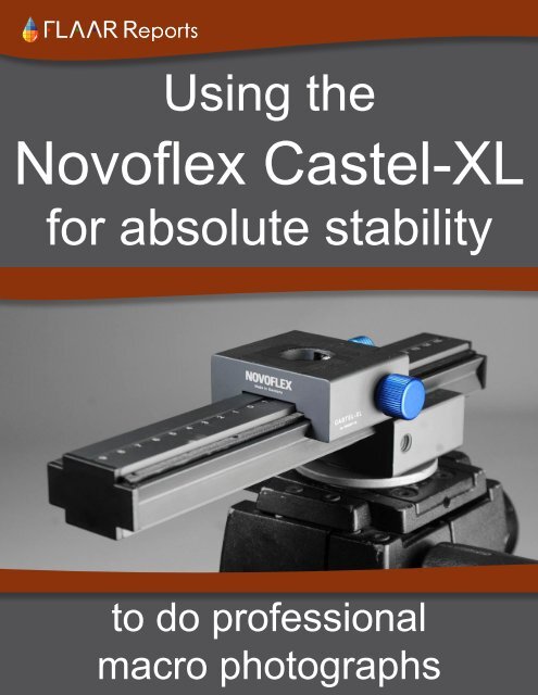 Novoflex Castel XL focusing rack digital photography macro tripod ...