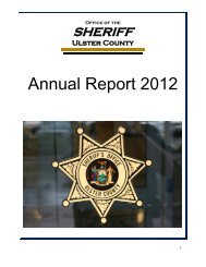 Annual Report 2012 - Ulster County Home Page