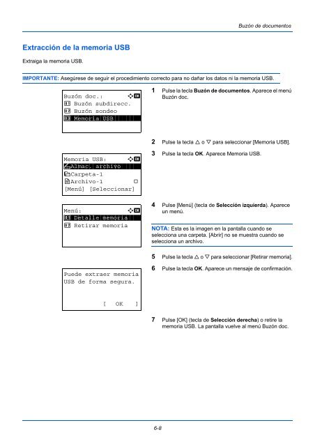 MANuAl De INStruCCIoNeS - Utax