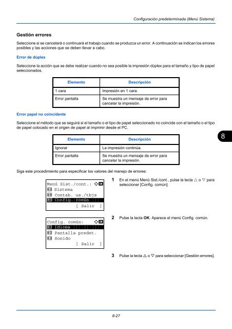 MANuAl De INStruCCIoNeS - Utax