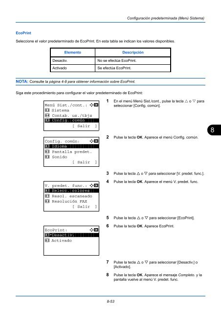 MANuAl De INStruCCIoNeS - Utax