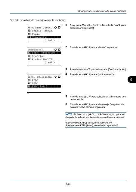 MANuAl De INStruCCIoNeS - Utax