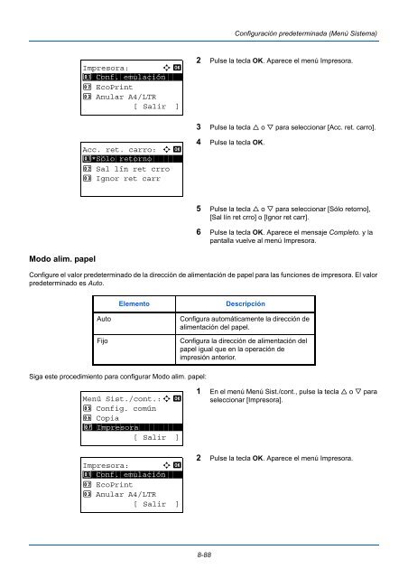 MANuAl De INStruCCIoNeS - Utax