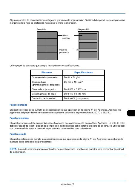 MANuAl De INStruCCIoNeS - Utax