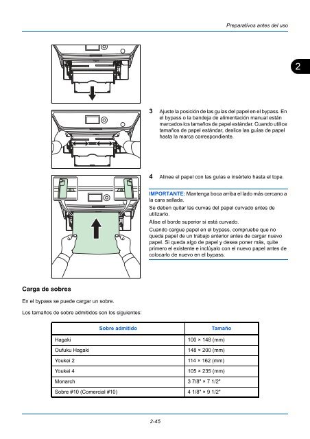 MANuAl De INStruCCIoNeS - Utax