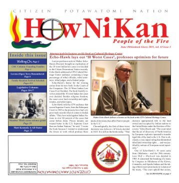 June 2011 - Citizen Potawatomi Nation