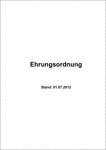 TFV Ehrungsordnung - Stand: 01.07.2012 - KFA Jena-Saale-Orla