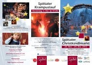 Spittaler Christkindlmarkt Spittaler Krampuslauf - Spittal an der Drau