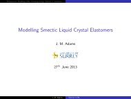 Modelling Smectic Liquid Crystal Elastomers